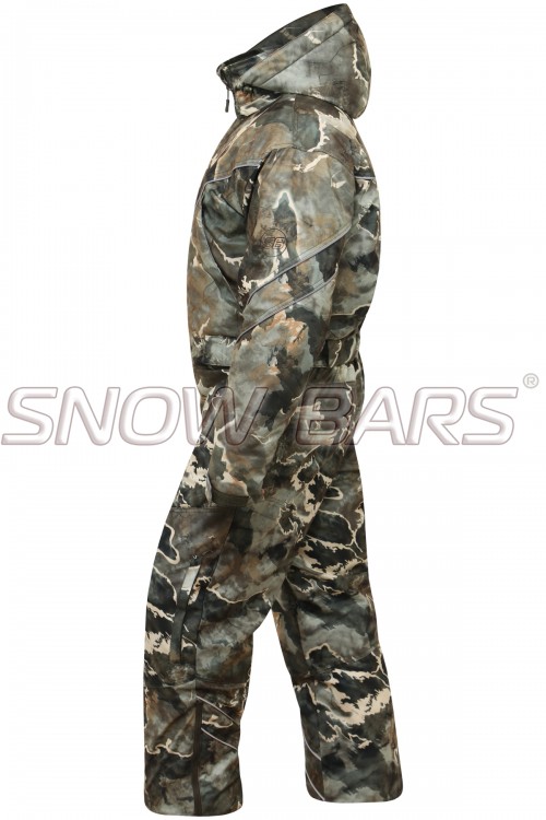 Комбинезон утепленный "Туристический", ткань алова (абстракция)  