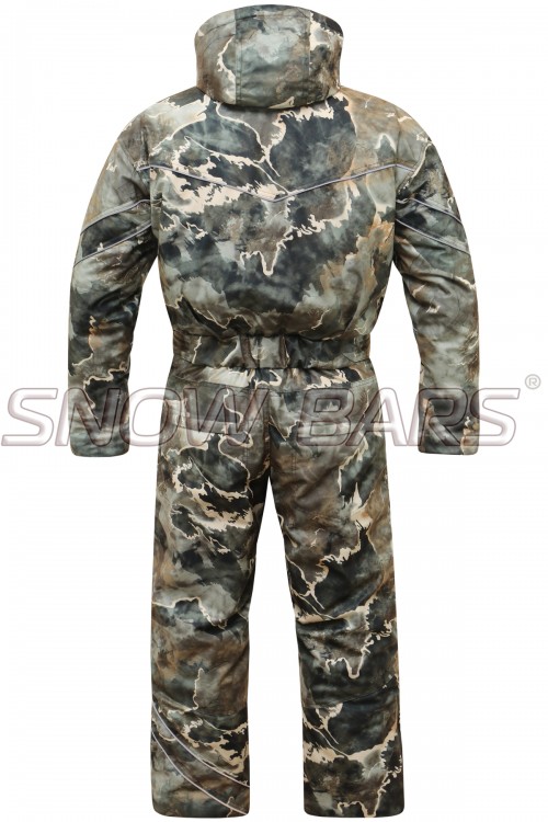 Комбинезон утепленный "Туристический", ткань алова (абстракция)  